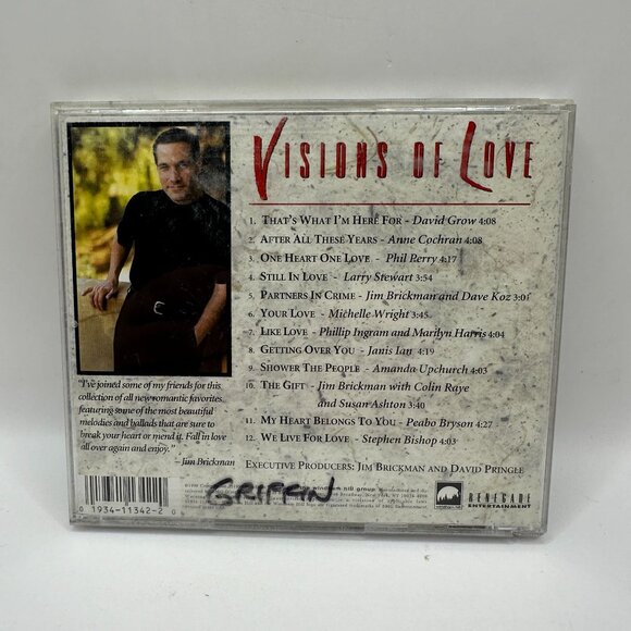 Jim Brickman - Visions of Love - CD Album Windham Hill - Picture 3 of 6
